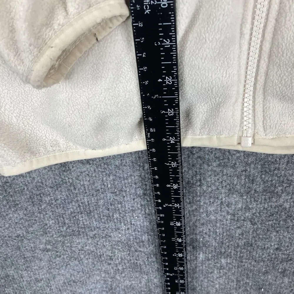 The North Face‎ Jacket Boys XL Cream Fleece Full Zip Outdoor